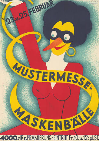 Mustermesse-Maskenbälle