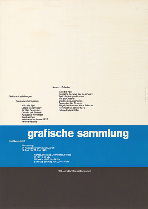 Grafische Sammlung, Kunstgewerbemuseum Zürich