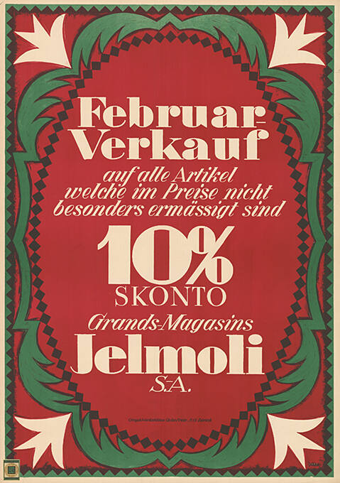 Februar-Verkauf, 10% Skonto, Jelmoli