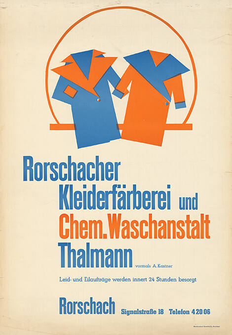 Rorschacher Kleiderfärberei und Chem. Waschanstalt Thalman