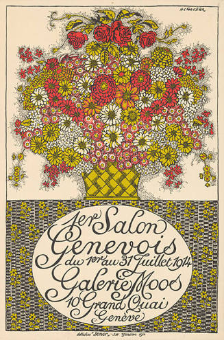 1er Salon Genevois, 1914, Galerie Moos, Genève