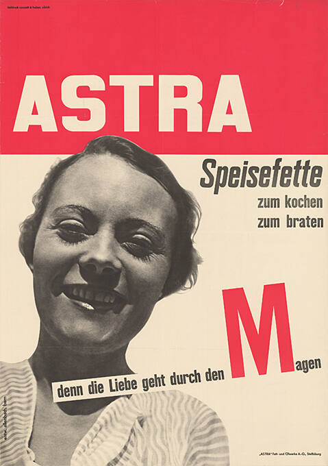 Astra Speisefette zum kochen, zum braten, denn die Liebe geht durch den Magen