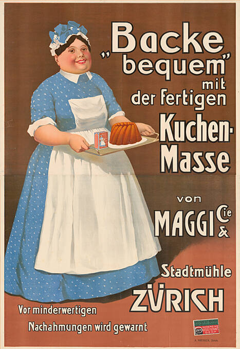 „Backe bequem“ mit der fertigen Kuchen-Masse von Maggi & Cie, Stadtmühle Zürich