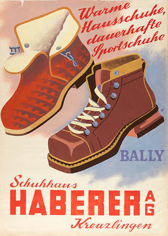 Warme Hausschuhe, dauerhafte Sportschuhe, Bally, Schuhhaus Haberer AG, Kreuzlingen