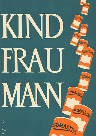 Kind, Frau, Mann, Ovomaltine