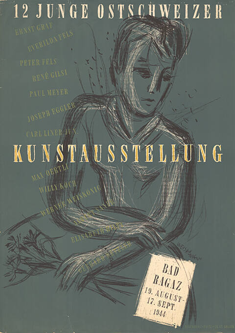 12 junge Ostschweizer, Kunstausstellung, Bad Ragaz