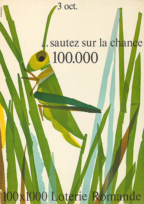 3 oct. …sautez sur la chance 100.000, 100 × 1000 Loterie Romande