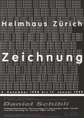 Zeichnung, Daniel Schibli, Helmhaus Zürich