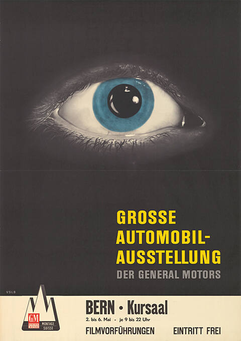 Grosse Automobil-Ausstellung der General Motors, Bern, Kursaal