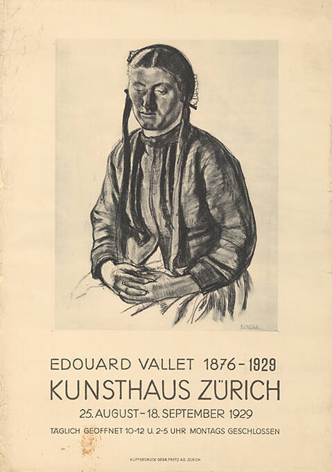 Edouard Vallet, Kunsthaus Zürich