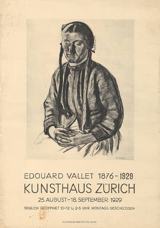 Edouard Vallet, Kunsthaus Zürich