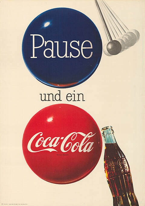 Pause und ein Coca-Cola