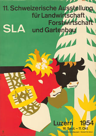 SLA, 11. Schweizerische Ausstellung für Landwirtschaft Forstwirtschaft und Gartenbau, Luzern