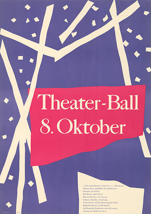 Theater-Ball 8. Oktober, Stadtcasino Basel