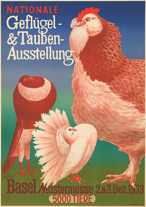 Nationale Geflügel- & Tauben-Ausstellung, Mustermesse Basel