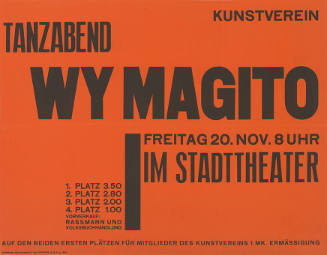 Tanzabend, Wy Magito, Stadttheater