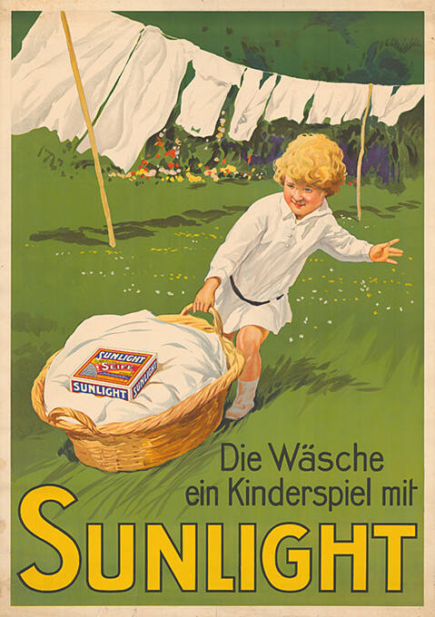 Die Wäsche ein Kinderspiel mit Sunlight