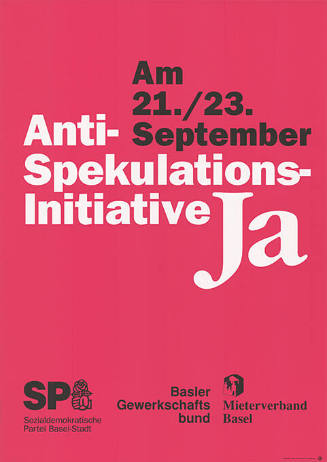 Anti-Spekulations-Initiative, Ja