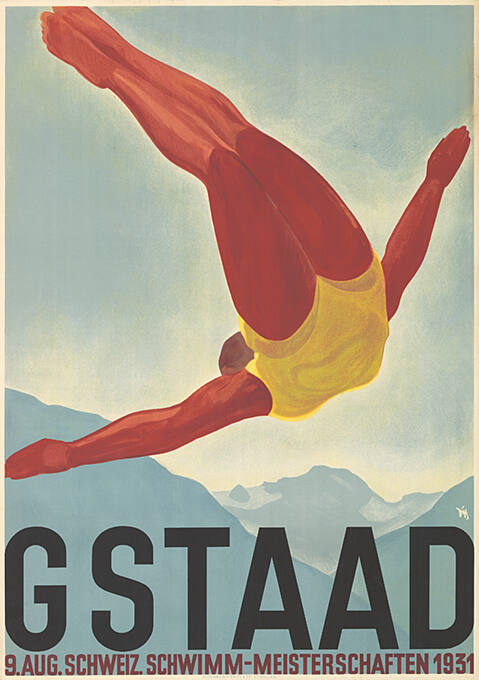 Gstaad, 9 Aug. Schweiz. Schwimm-Meisterschaften 1931