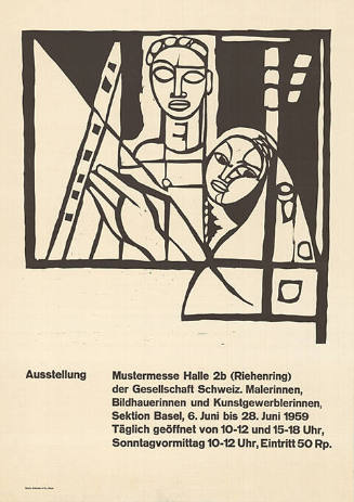 Ausstellung, Gesellschaft Schweiz. Malerinnen, Bildhauerinnen und Kunstgewerblerinnen, Mustermesse