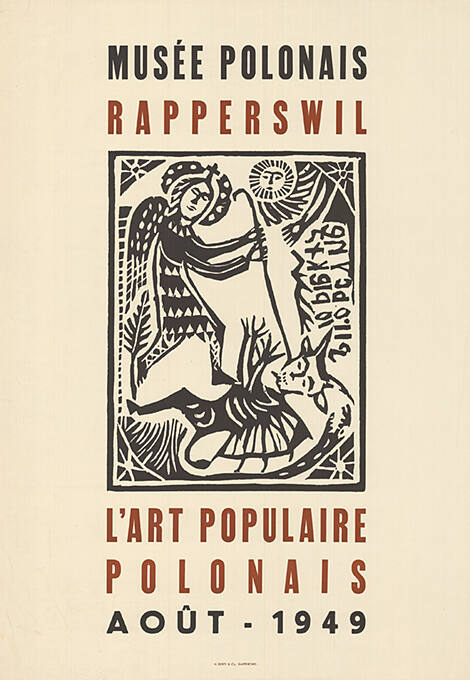 L’art populaire polonais, Musée Polonais, Rapperswil