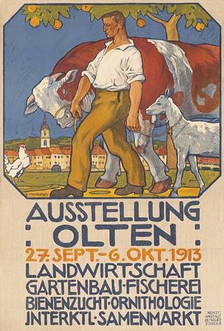 Ausstellung Olten, Landwirtschaft, Gartenbau, Fischerei, Bienenzucht, Ornitologie, Samenmarkt