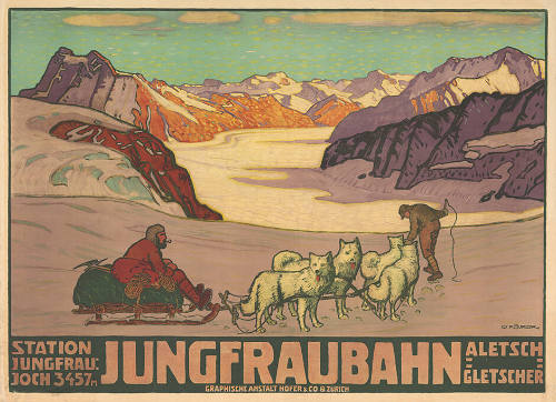 Jungfraubahn, Station Jungfraujoch, Aletschgletscher