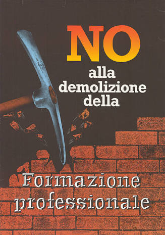 No alla demolizione della Formazione professionale