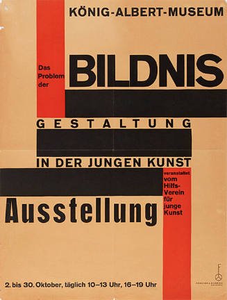 Das Problem der Bildnisgestaltung in der jungen Kunst, König-Albert-Museum, Zwickau