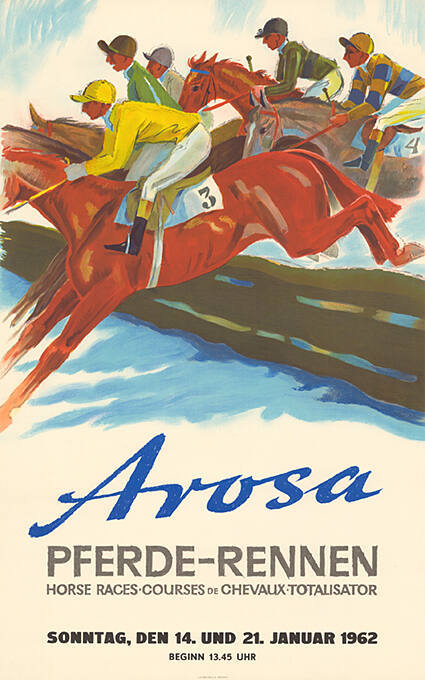 Arosa, Pferde-Rennen