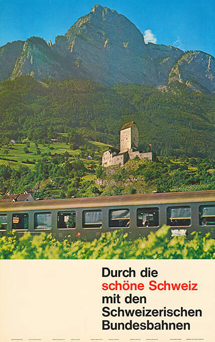 Durch die schöne Schweiz mit den Schweizerischen Bundesbahnen