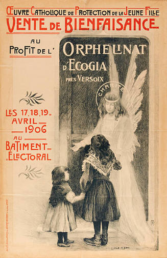 Vente de Bienfaisance au profit de l’Orphelinat d’Ecogia près Versoix, Batiment Electoral Genève