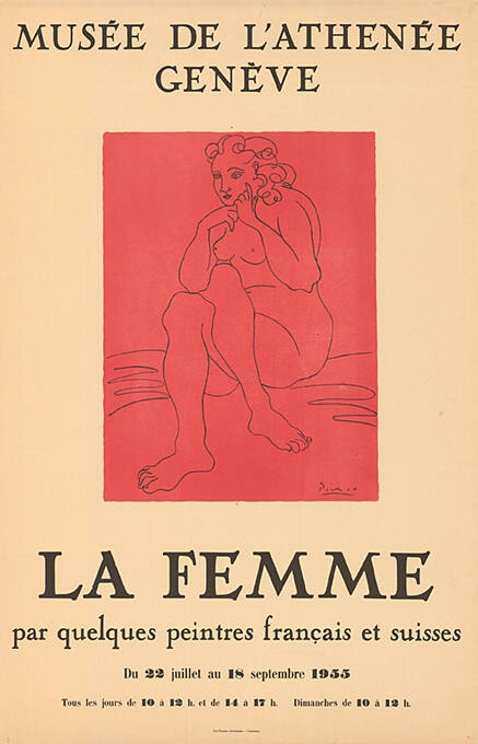 La Femme par quelques peintres français et suisses, Musée de l’Athénée Genève