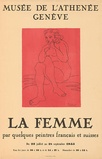 La Femme par quelques peintres français et suisses, Musée de l’Athénée Genève