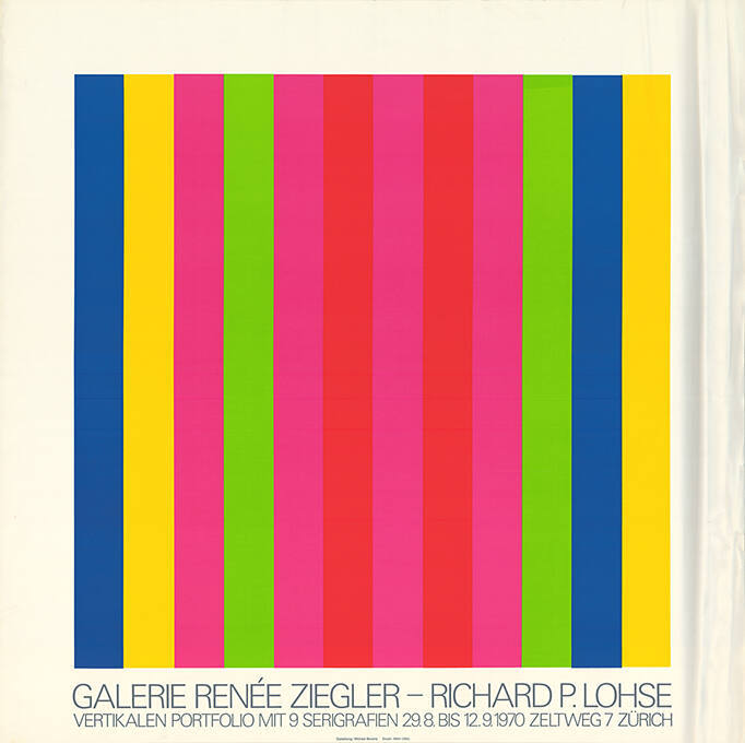 Richard P. Lohse, Galerie Renée Ziegler, Zürich