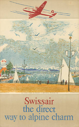 Swissair, the direct way to alpine charm