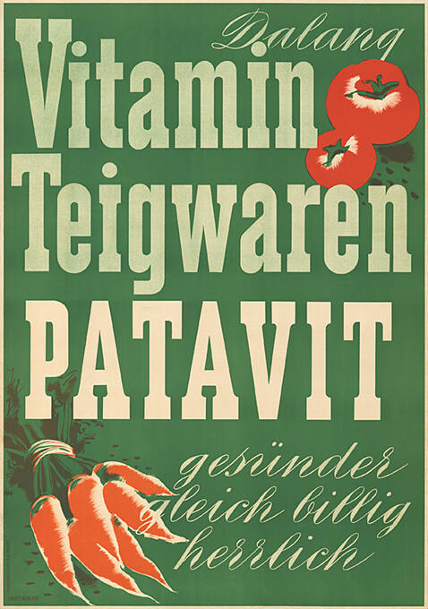 Dalang Vitamin Teigwaren, Patavit, gesünder, gleich billig, herrlich