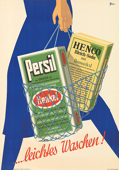 Persil, Henco …leichtes Waschen!