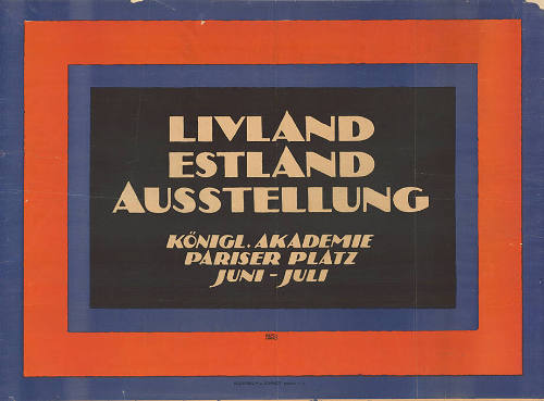 Livland, Estland, Austellung, Königl. Akademie