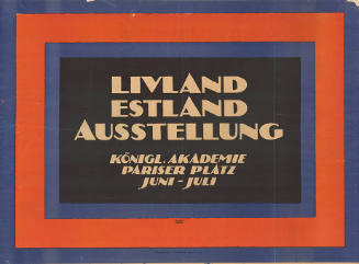 Livland, Estland, Austellung, Königl. Akademie