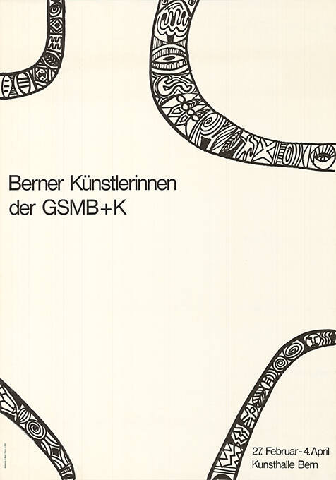 Berner Künstlerinnen der GSMB+K, Kunsthalle Bern