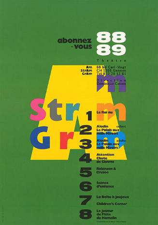 Am Stram Gram, 88/89