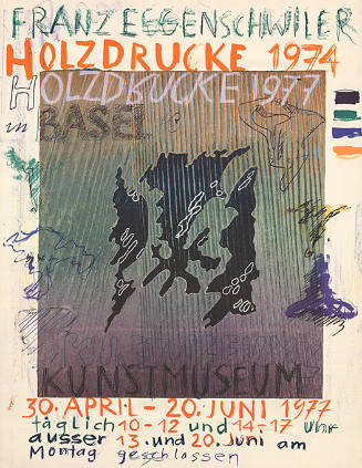 Franz Eggenschwiler, Holzdrucke 1974, Holzdrucke 1977, Kunstmuseum Basel