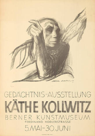 Gedächtnis-Ausstellung, Käthe Kollwitz, Berner Kunstmuseum