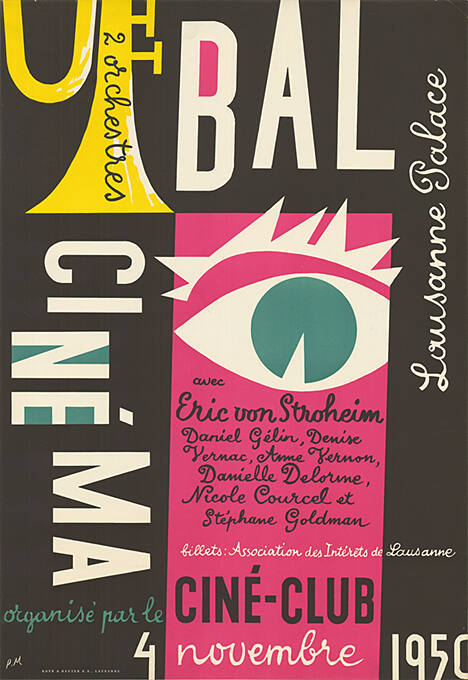 Bal Cinéma, Palace Lausanne