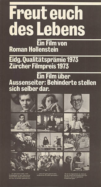 Freut euch des Lebens, ein Film von Roman Hollenstein