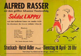 Soldat Läppli, Jaroslav Hasek, Alfred Rasser, Hotel Adler, Stockach