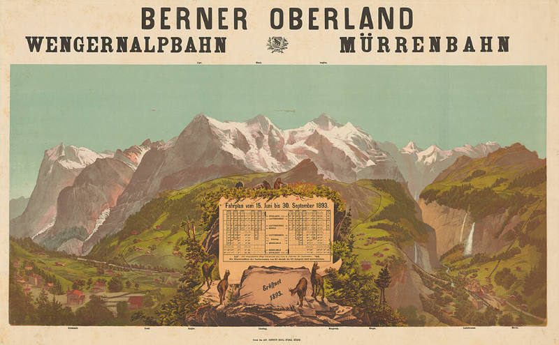 Berner Oberland, Wengernalpbahn, Mürrenbahn