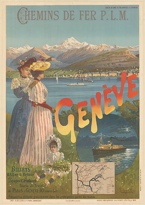 Genève, Chemins de Fer P.L.M.