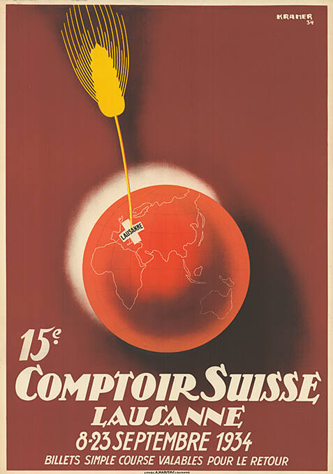 15ᵉ Comptoir Suisse, Lausanne